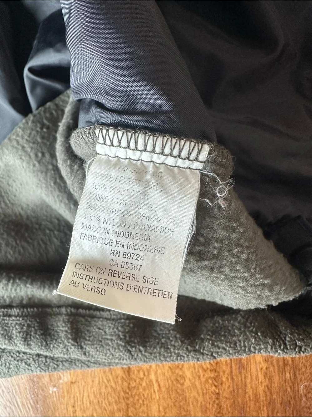 Vintage ‘00 Y2K Columbia Titanium Fleece Vest Black Olive Full Zip Men’s Sz L